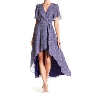 Parker High Low Wrap Dress